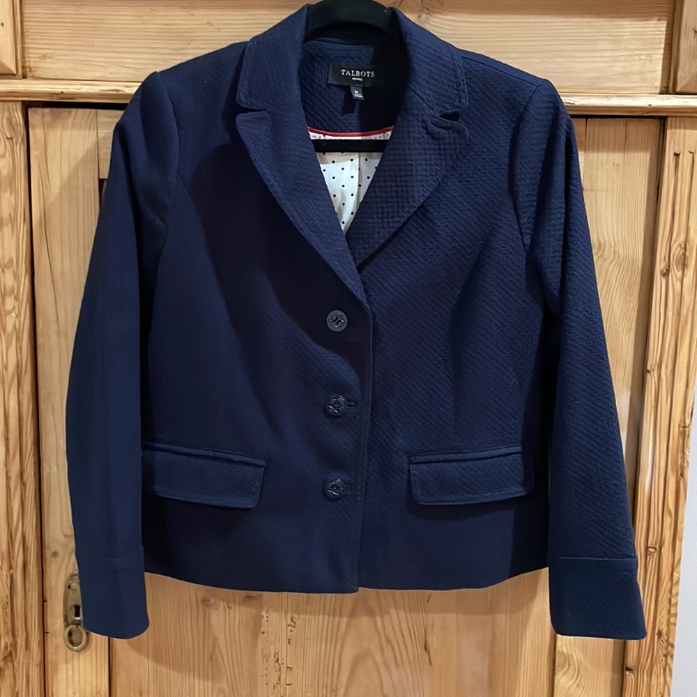 Talbots Blazer with Nautical Buttons